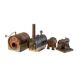 Two horizontal marine boilers with wooden lagging - Image 1 of 3