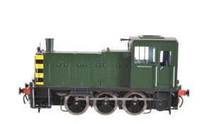 A gauge 1 Sancheng model of an 0-6-0 diesel locomotive