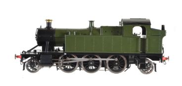 A gauge 1 Bachmann by Finescalebrass model of a 2-6-2 prairie tank locomotive