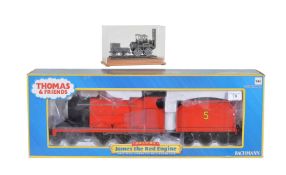 A Bachmann 175 anniversary model of locomotive 1 and a Bachmann ‘James the Red Engine’