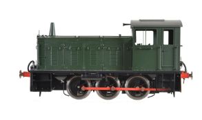 A gauge 1 Sancheng model of an 0-6-0 diesel locomotive