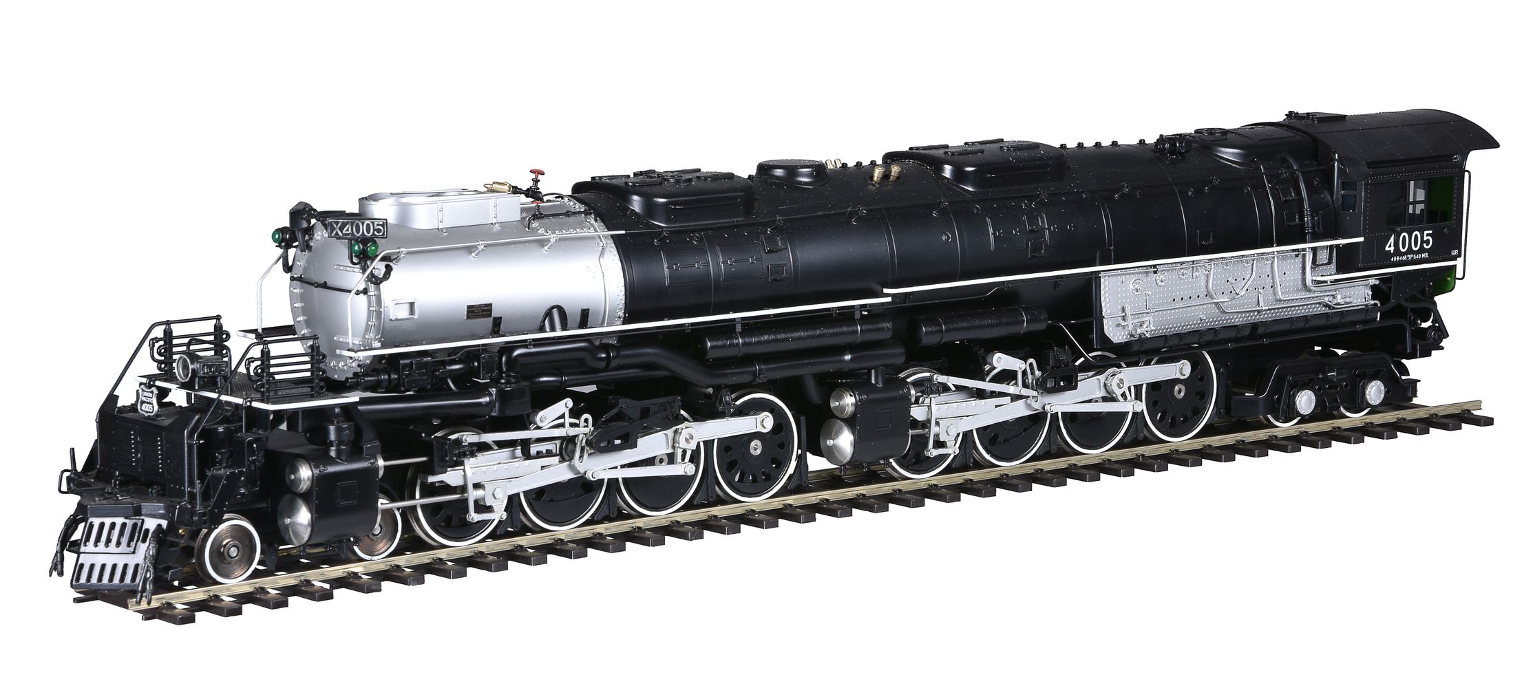 A gauge 1 model of an American 'Big Boy' 4-8-8-4 Union Pacific tender locomotive No 4005 - Image 2 of 3