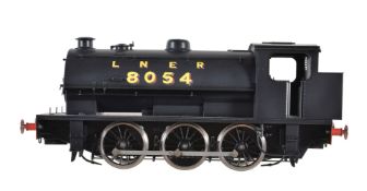 A gauge 1 Sancheng model of an LNER 0-6-0 saddle tank locomotive No 8054
