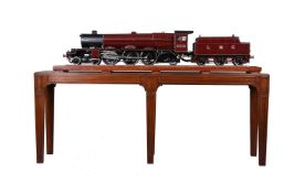 A 5 inch gauge model of 4-6-2 London Midland and Scottish Princess Royal Class tender locomotive No