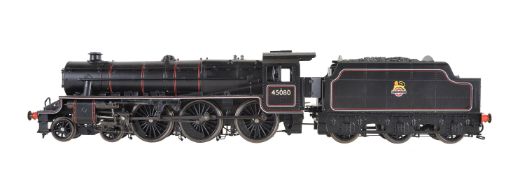 A gauge 1 model of a Class 5MT ‘Stanier Black 5’ tender locomotive No 45080
