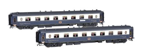 Two CIWL twin bogie corridor Pullman coaches