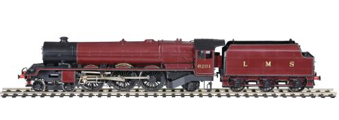 A gauge 1 model of a London Midland and Scottish Duchess Class 4-6-2 tender locomotive No 6201 ‘Prin
