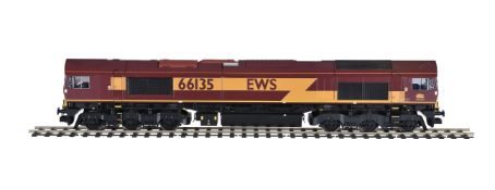 A gauge 1 Freightliner diesel locomotive EWS No 66135