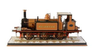 A 5 inch gauge model of a 0-6-0 London Brighton and South Coast Railway ‘Terrier’ side tank locomoti