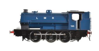 A gauge 1 Sancheng model of a 0-6-0 saddle tank locomotive. No 195