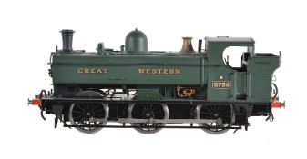 A gauge 1 Sancheng model of a ‘Great Western’ 0-6-0 pannier tank locomotive No 5738