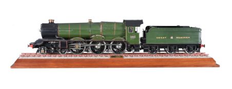 A 3 ½ inch gauge model of a locomotive and tender No 6001 'KING EDWARD VII’