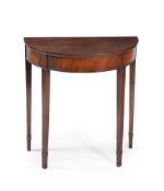 A George III mahogany console table