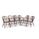 A harlequin set of eight Windsor armchairs, various dates 19th century, comprising a pair of - Image 2 of 3