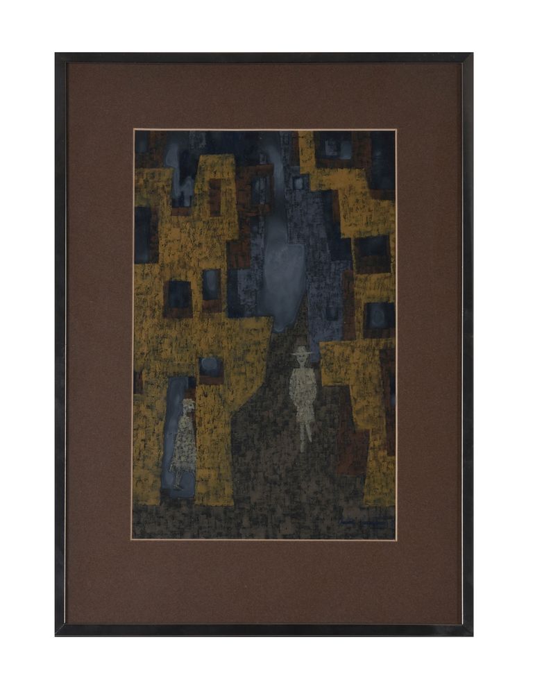 John Armstrong (British 1893-1973), A walk at night - Image 2 of 2