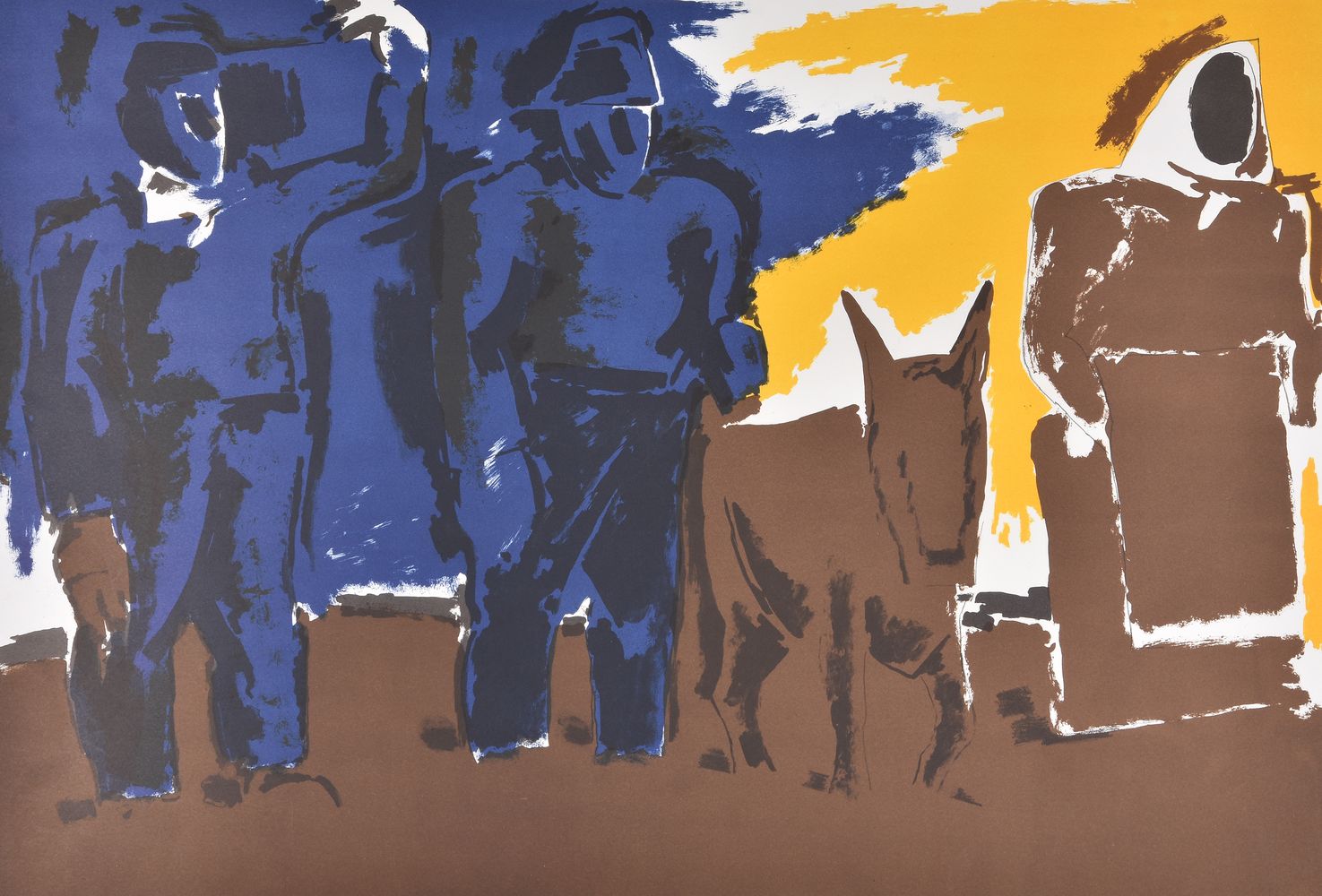 Josef Herman (British 1911-2000), Dusk