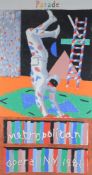 David Hockney (British b.1937), Parade, Metropolitan Opera, N.Y. (Baggott 93)