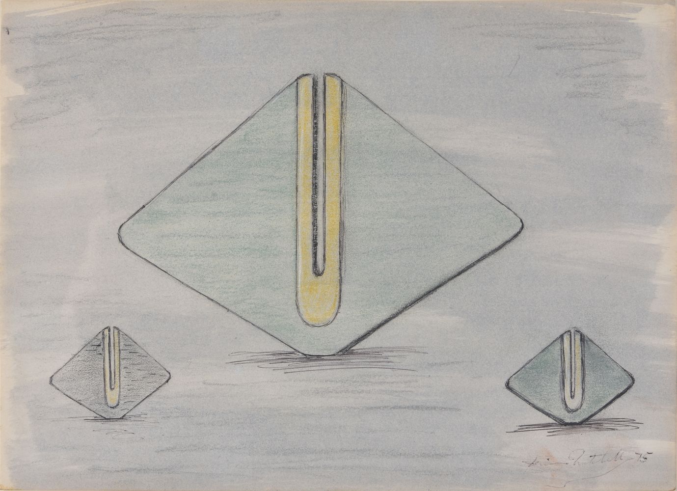 Denis Mitchell (British 1912-1993), Design for Pelyn
