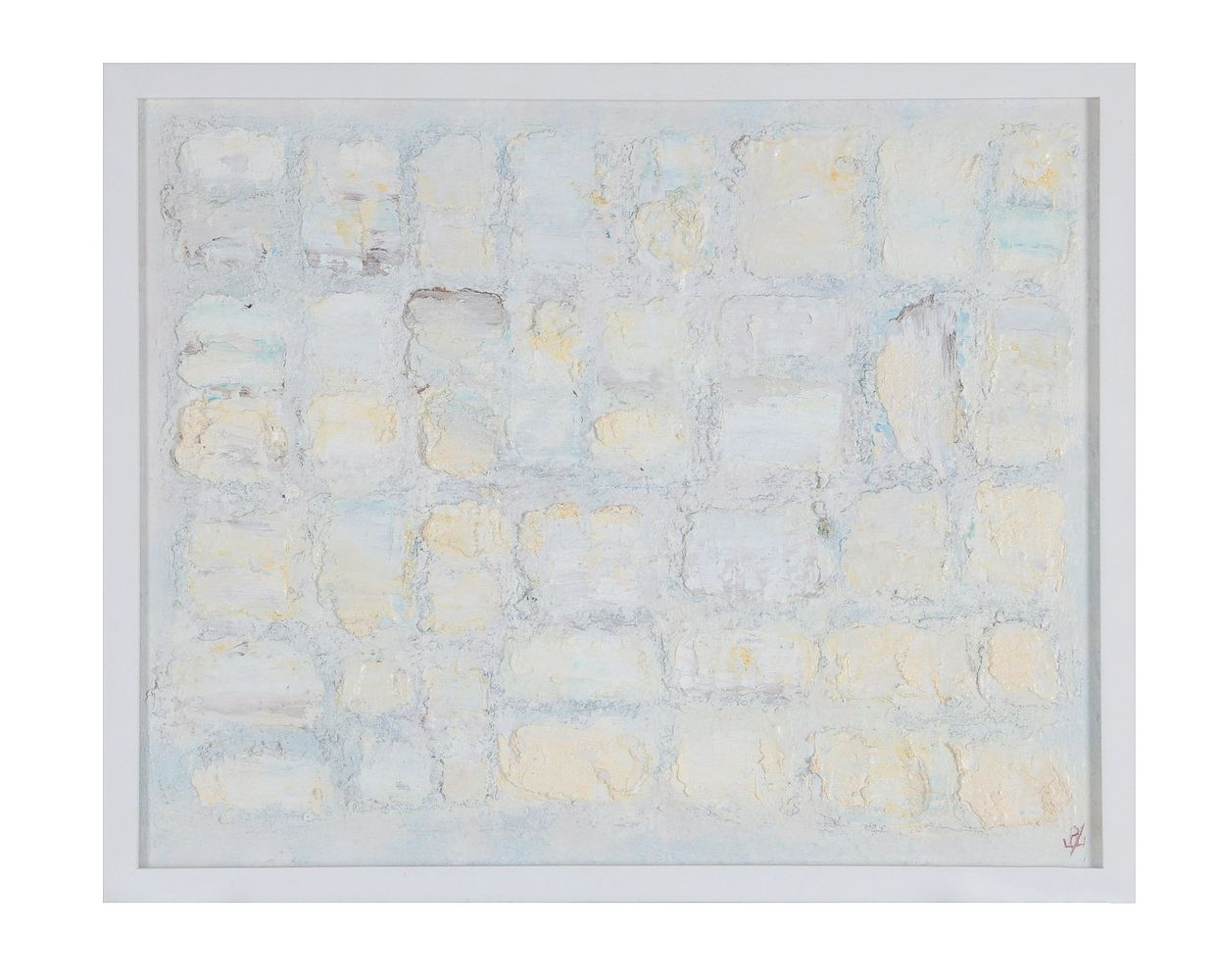John Kingerlee (Irish b. 1936), Grid Composition - Image 2 of 3