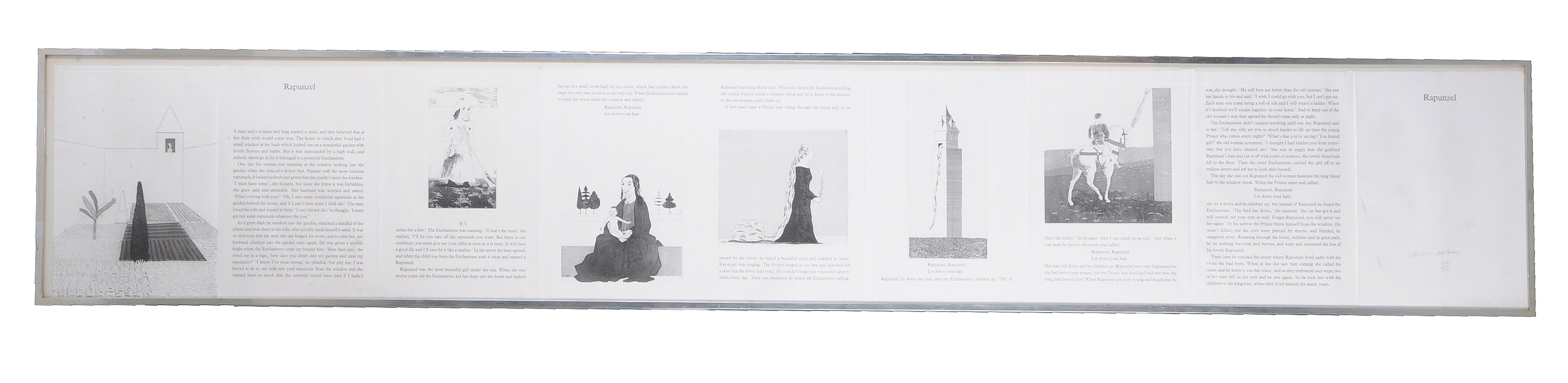 David Hockney (British b. 1937), Rapunzel (Scottish Arts Council 81-86)