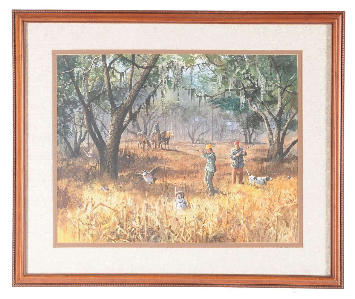 Rodger McPhail (British b. 1953), A pair of shooting scenes - Image 3 of 5