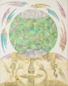 Scottie Wilson (Scottish 1888-1972), Fish & Bird World