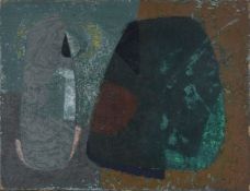 John Wells (British 1907-2000), Stone and Flower