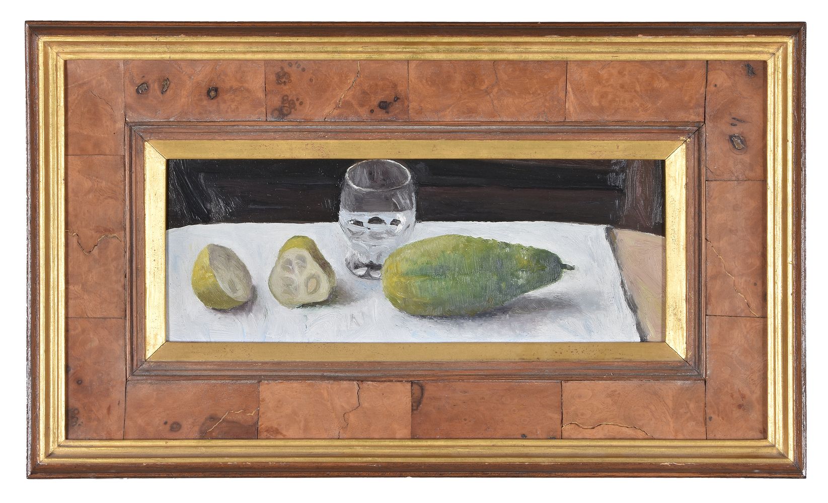 Richard Eurich (British 1903-1992), Cucumber with a glass - Image 2 of 5