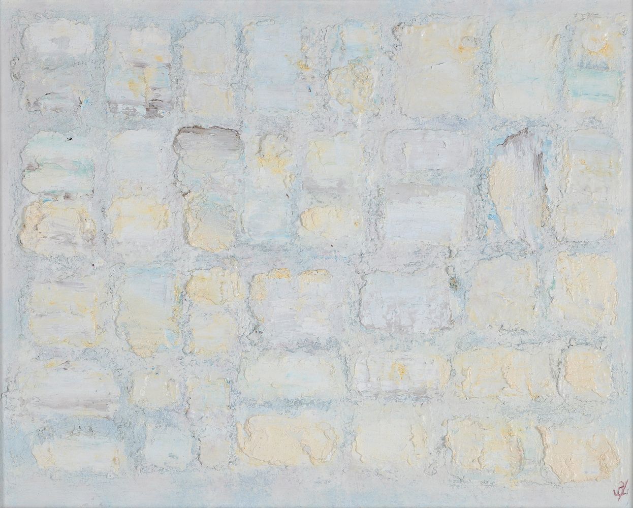 John Kingerlee (Irish b. 1936), Grid Composition