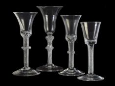 Four assorted airtwist wine glasses