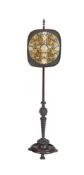 A George IV mahogany polescreen