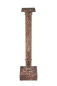 A Continental marble columnar pedestal, late 19th century