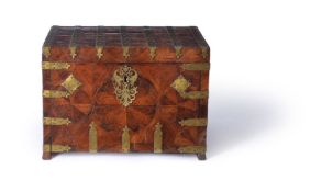 ϒ A William & Mary gilt metal mounted kingwood coffre fort or strong box, late 17th century