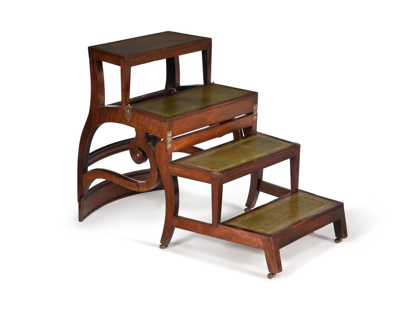 A Regency mahogany metamorphic library chair, supplied by Thomas Weeks, circa 1815 - Image 2 of 5
