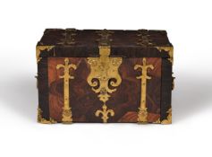 ϒ A William & Mary gilt metal mounted kingwood coffre fort or strong box, late 17th century