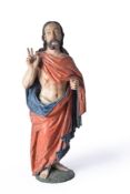 Follower of Erasmus Grasser (Munich, circa 1480-1518), a Southern German sculpted and polychrome pai
