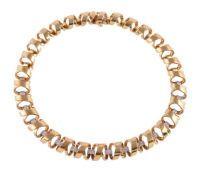 A diamond collar necklace by Boodles