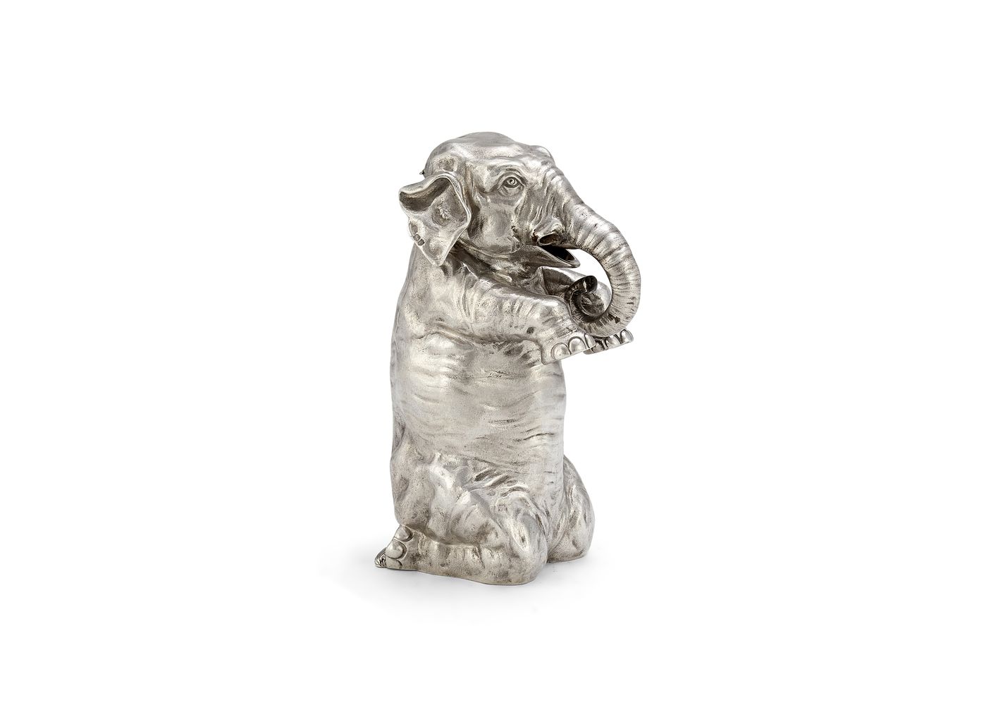 A Victorian silver novelty claret jug by James Barclay Hennell