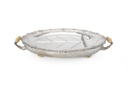 ϒ An early Victorian silver meat or venison dish by William Bateman