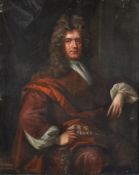 English School (17th century), A three quarter length portrait of a gentleman
