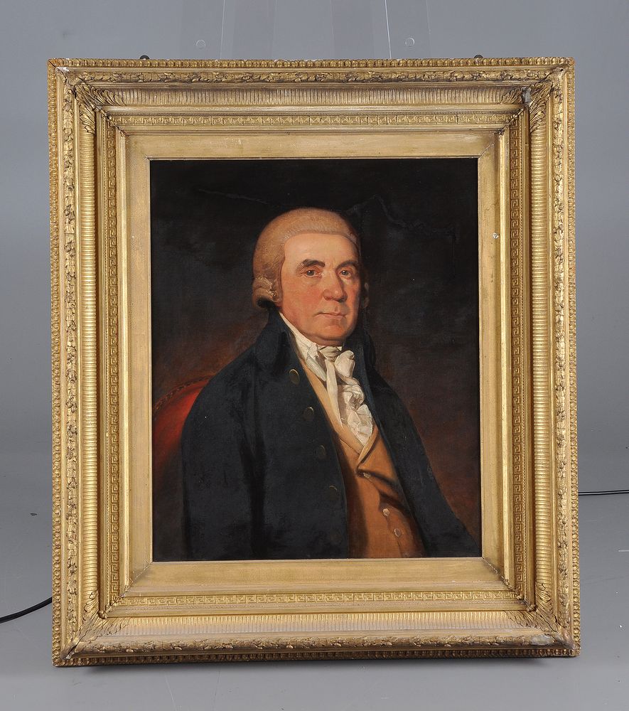 Follower of Thomas Gainsborough , Portrait of a seated gentleman - Image 2 of 3