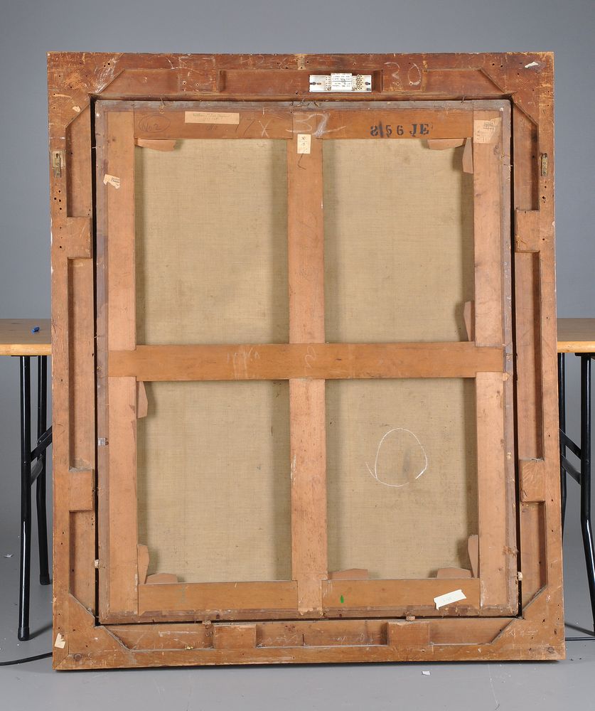 Circle of Allan Ramsay (British 1713-1784)Portrait of Charles, 1st Viscount Maynard (c. 1690-1775), - Image 3 of 3