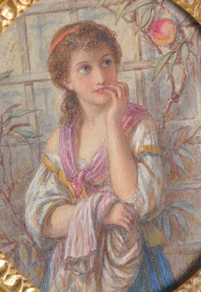 William Stephen Coleman (British 1829-1904), Temptation - Image 3 of 4