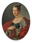 Italian School (18th/19th century), Portrait of a lady in 17th century costume