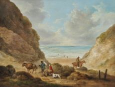 George Morland (British 1763-1804), Heading home with the day's catch