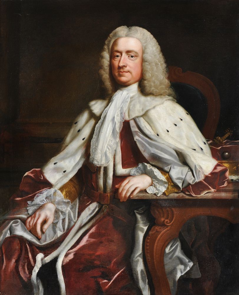 Circle of Allan Ramsay (British 1713-1784), Portrait of Charles, 1st Viscount Maynard (c. 1690-1775)