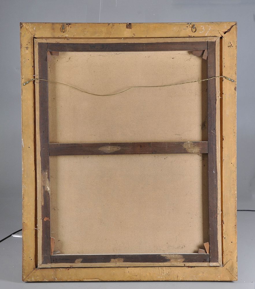 Attributed to Mason Chamberlin (British 1727-1787), A portrait of a young man with book - Image 3 of 3