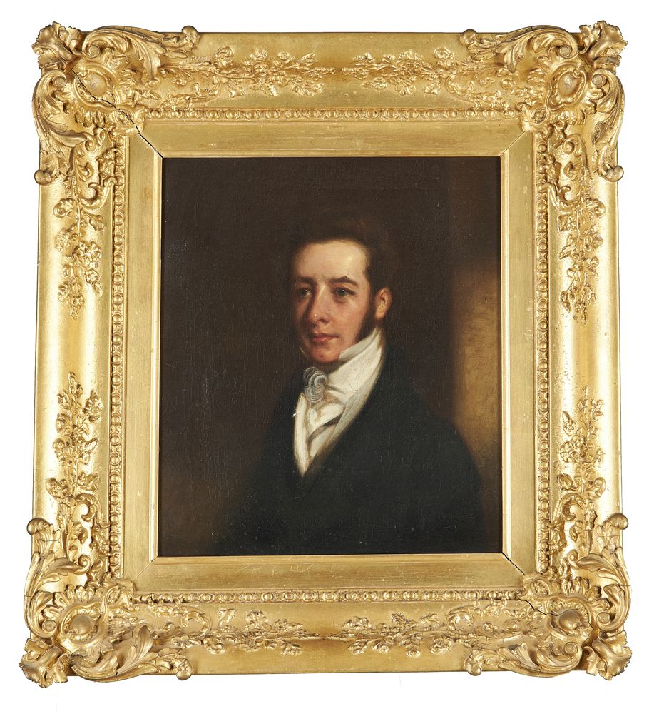 John Boaden (British fl.1810-1840), A pair of portraits of gentleman by repute members of the Stuart - Image 3 of 6