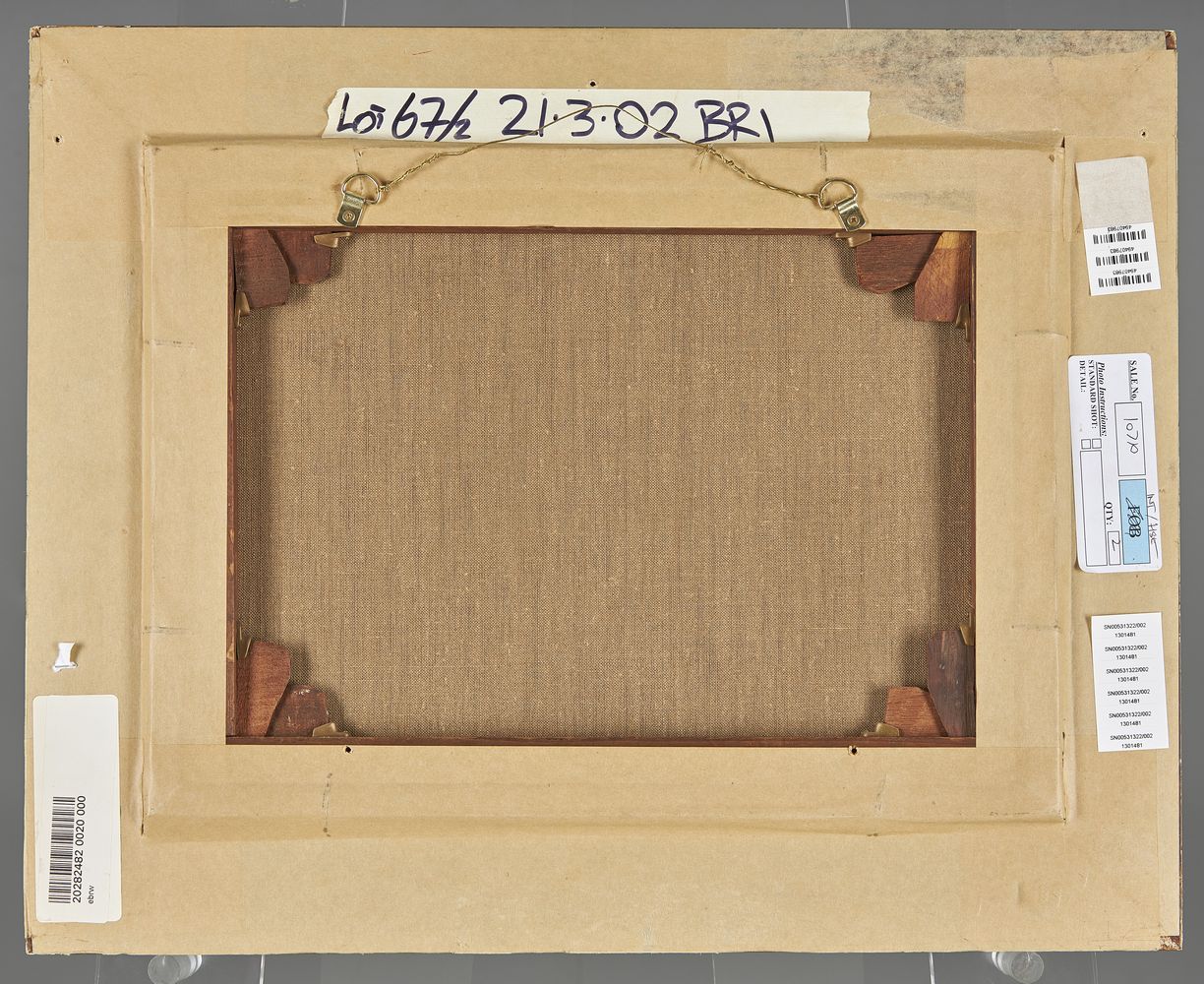 Thomas Smythe (British 1825-1907), A wayside chat; Horses watering - Image 5 of 6