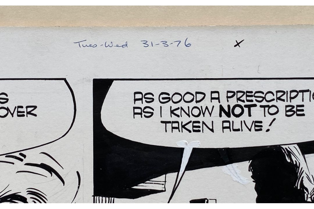 GARTH (1976) - ORIGINAL SIGNED FRANK BELLAMY ARTWORK from Daily Mirror - FRANK BELLAMY (Artist) - - Image 3 of 4